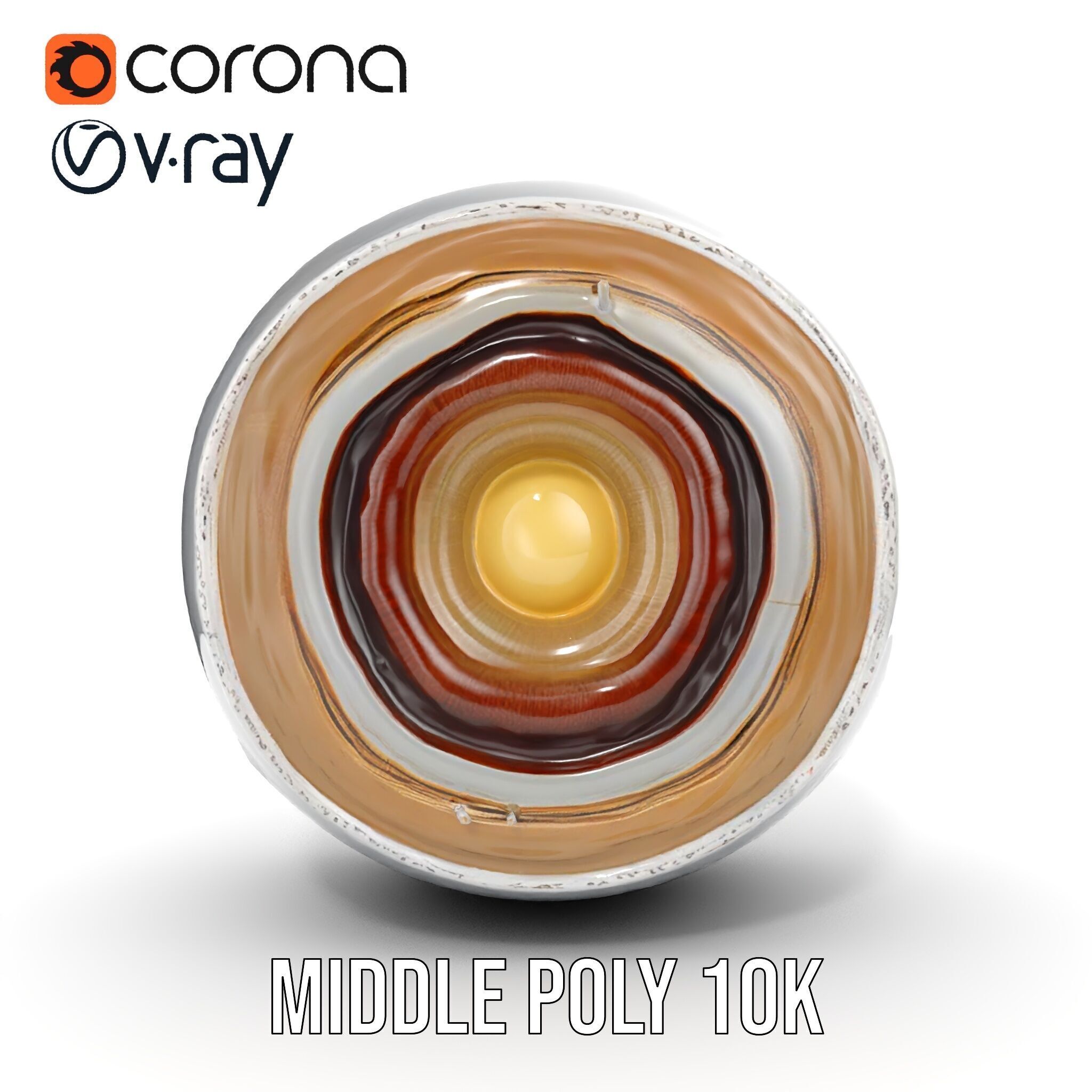 Planet Core Section Model Pack  Detailed Structure for Educat... Low-poly 3D model_17