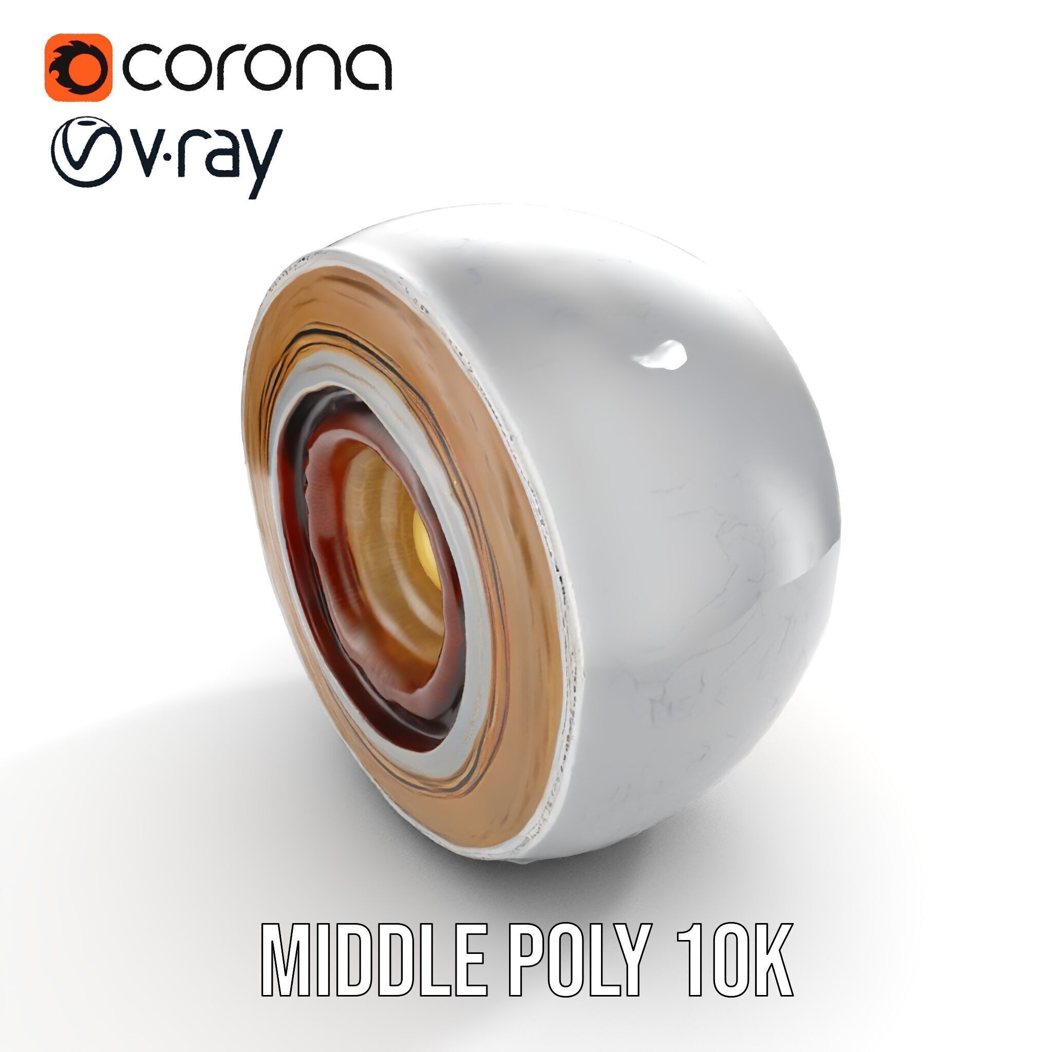 Planet Core Section Model Pack  Detailed Structure for Educat... Low-poly 3D model_7