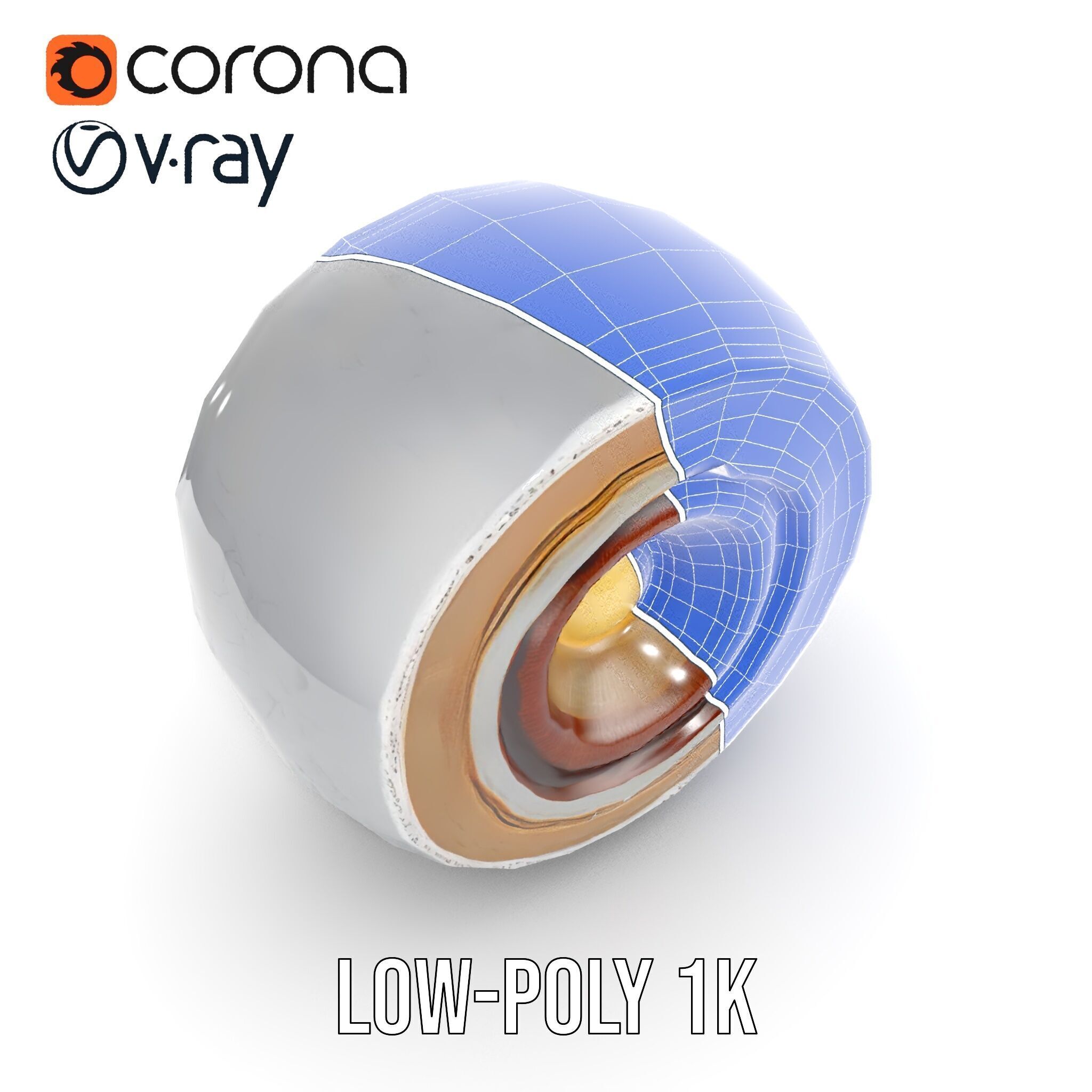 Planet Core Section Model Pack  Detailed Structure for Educat... Low-poly 3D model_23