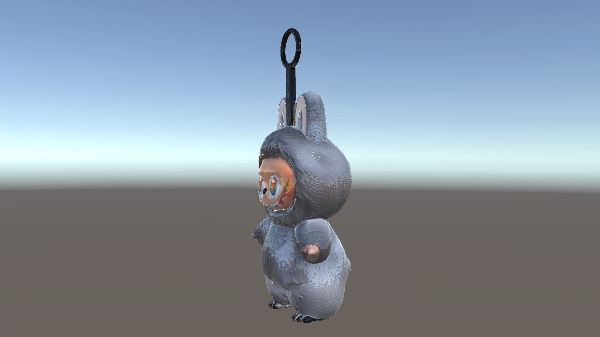 Labubu Monster Keychain Low-poly 3D model Low-poly 3D model_33