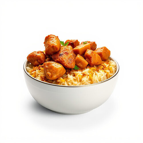 Chicken Curry Rice Bowl model pack Low-poly 3D model 2