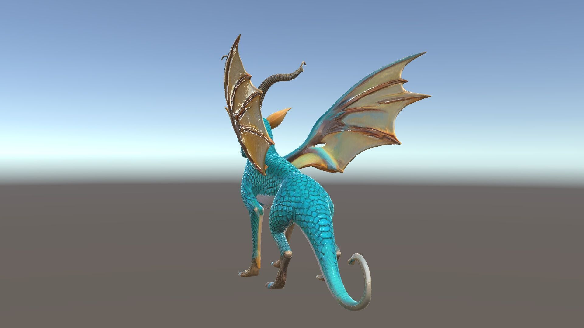 Fantasy Dragon Model Pack with Detailed Features Low-poly 3D model_34