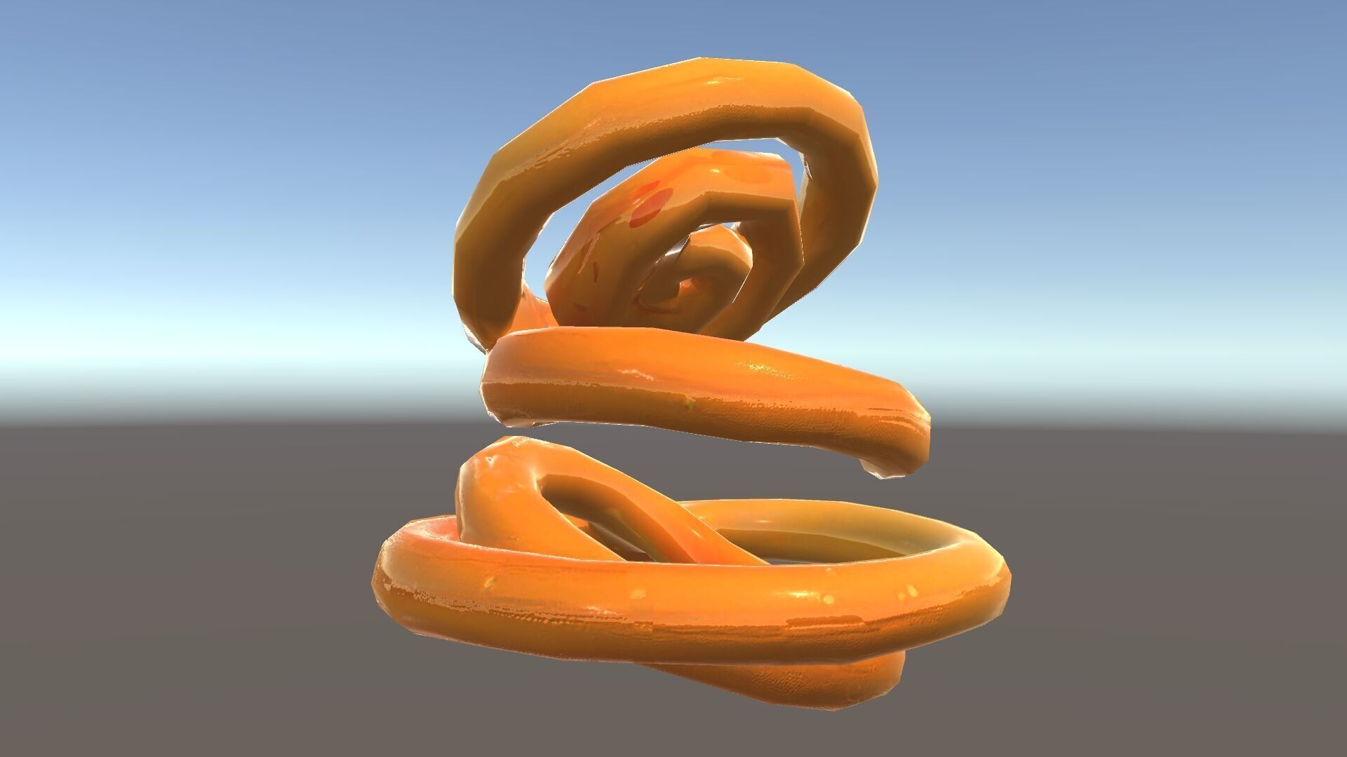 Spiral Ring Stack Decorative Model Pack Low-poly 3D model_35
