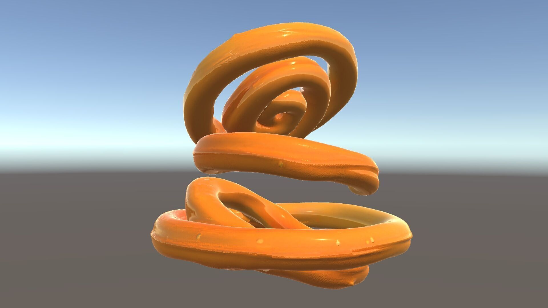 Spiral Ring Stack Decorative Model Pack Low-poly 3D model_34
