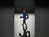 Stylish Redhead Male Character Rigged and Animated Low-poly 3D model_2
