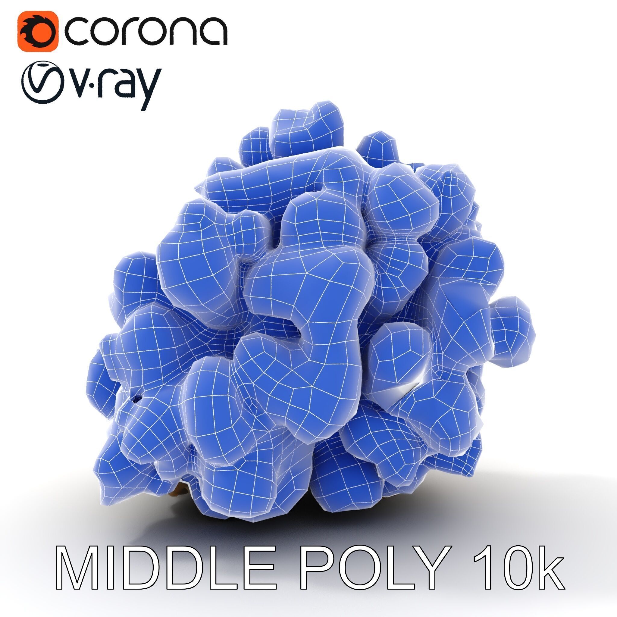 Realistic Coral Stone Model Pack for D Environments Low-poly 3D model_21
