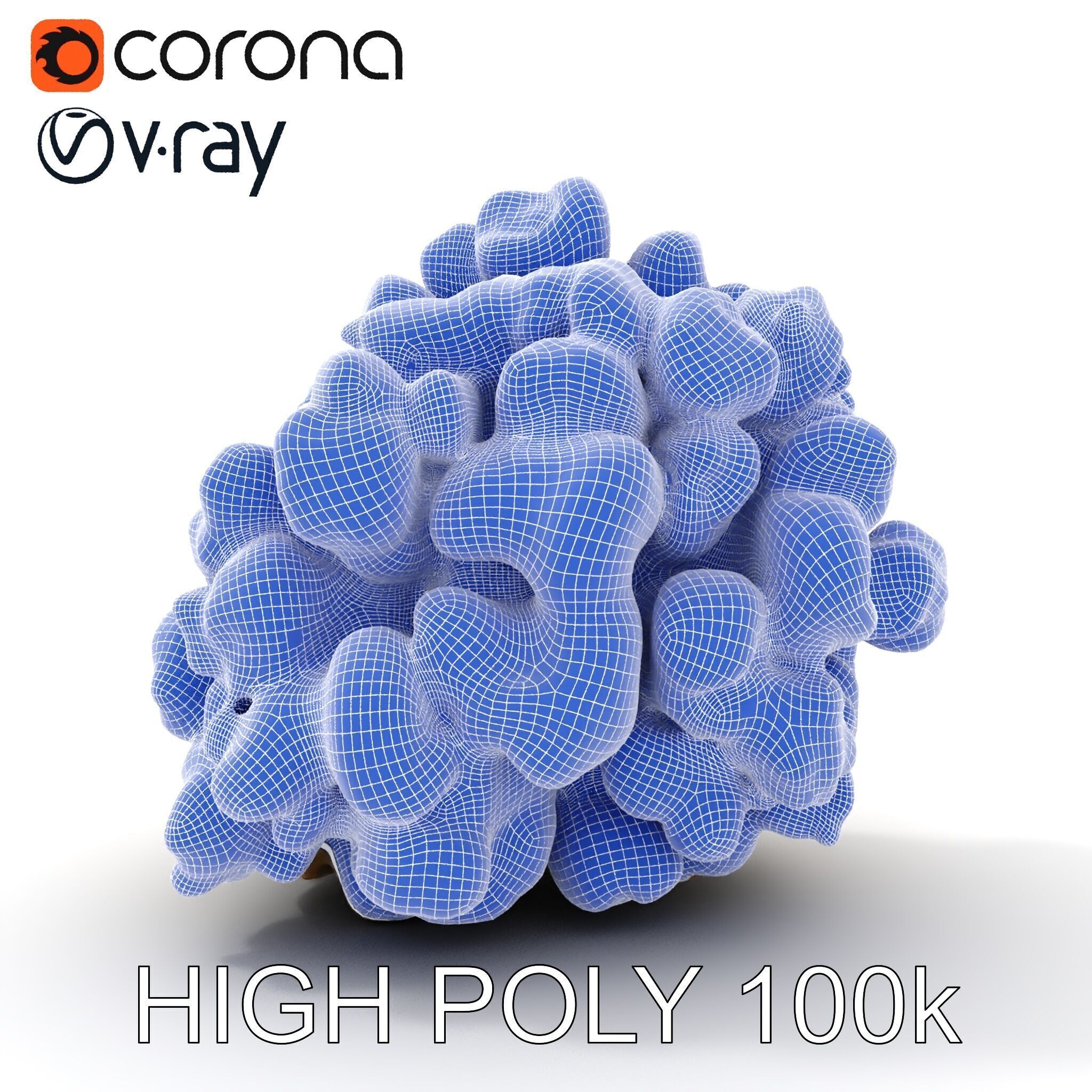 Realistic Coral Stone Model Pack for D Environments Low-poly 3D model_26