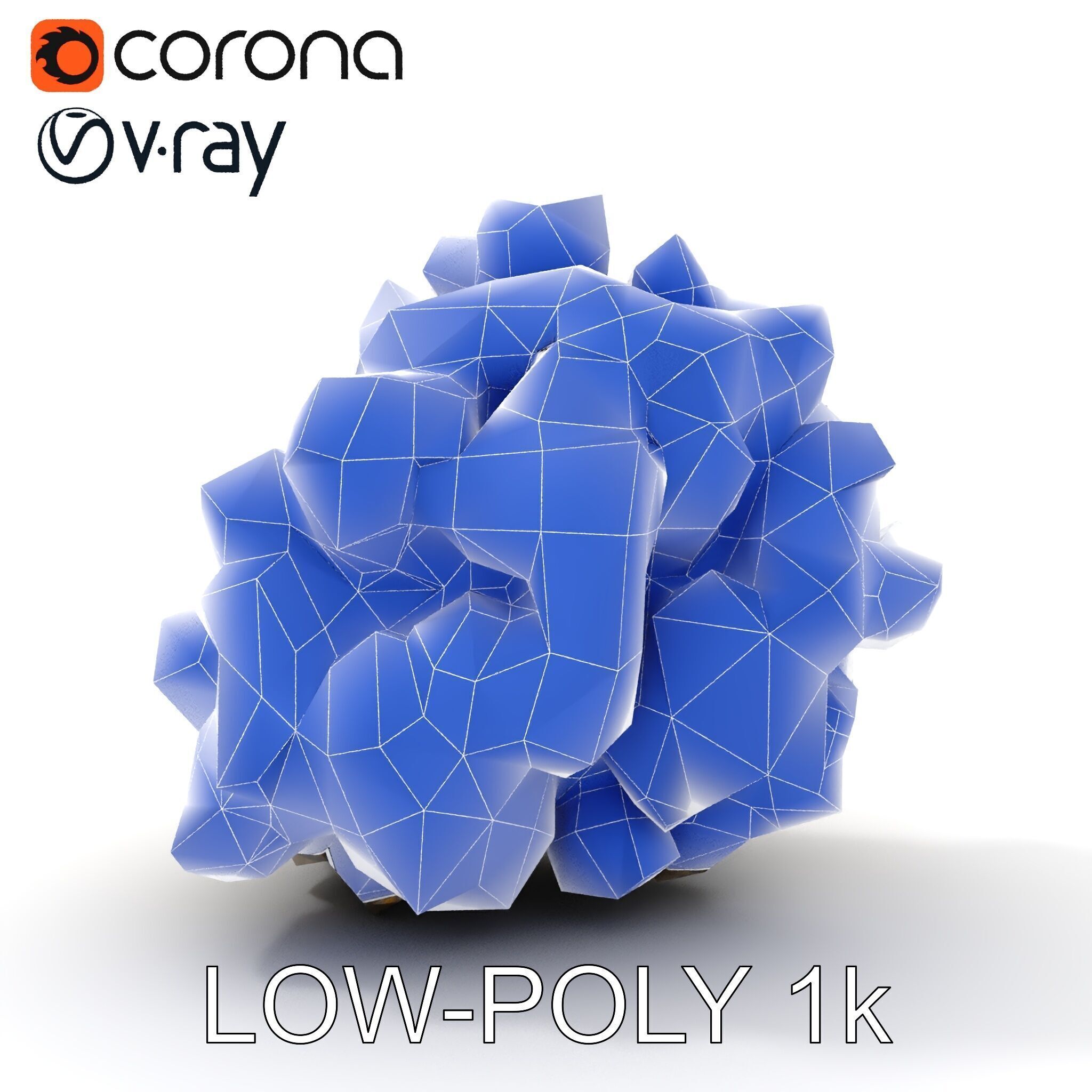 Realistic Coral Stone Model Pack for D Environments Low-poly 3D model_31