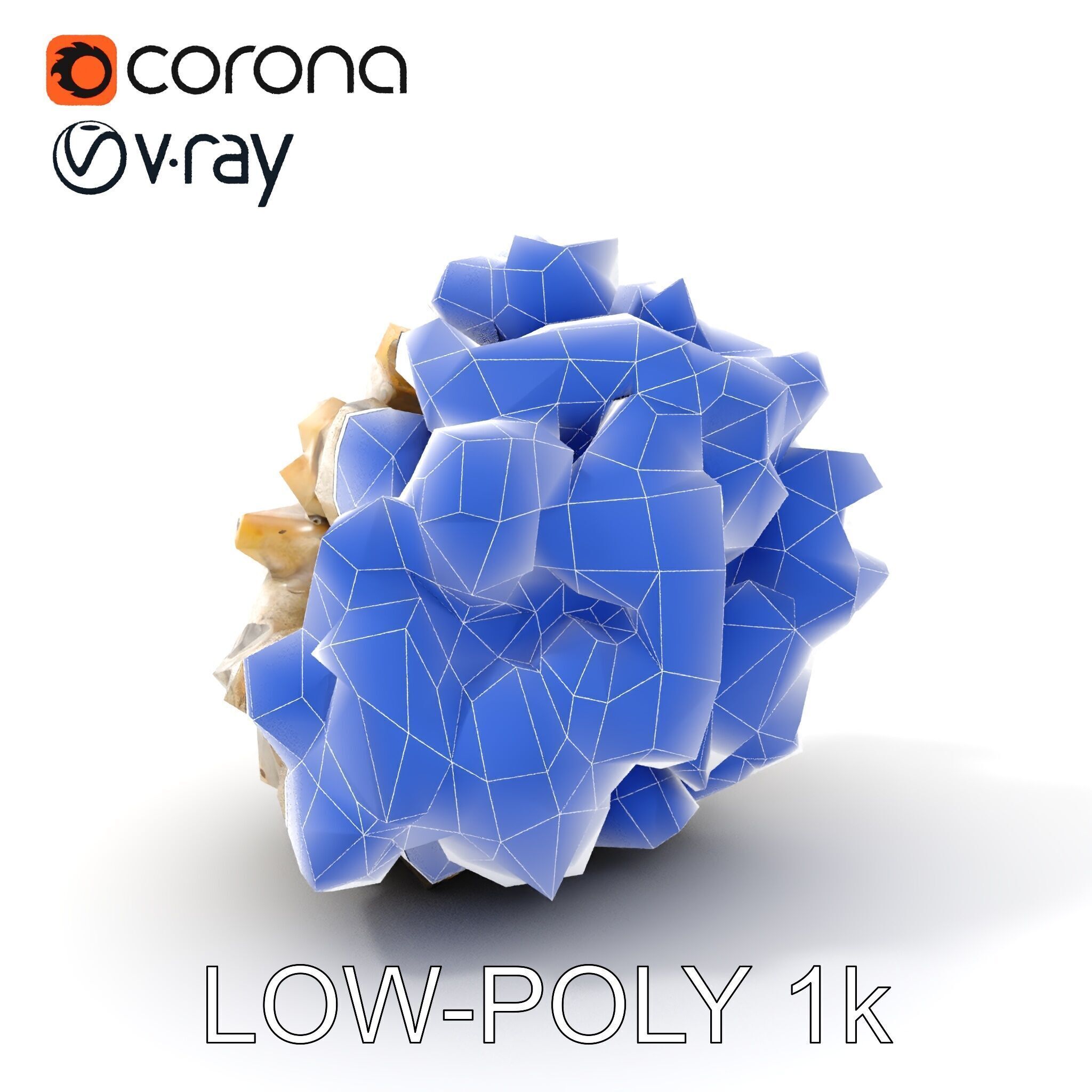 Realistic Coral Stone Model Pack for D Environments Low-poly 3D model_20