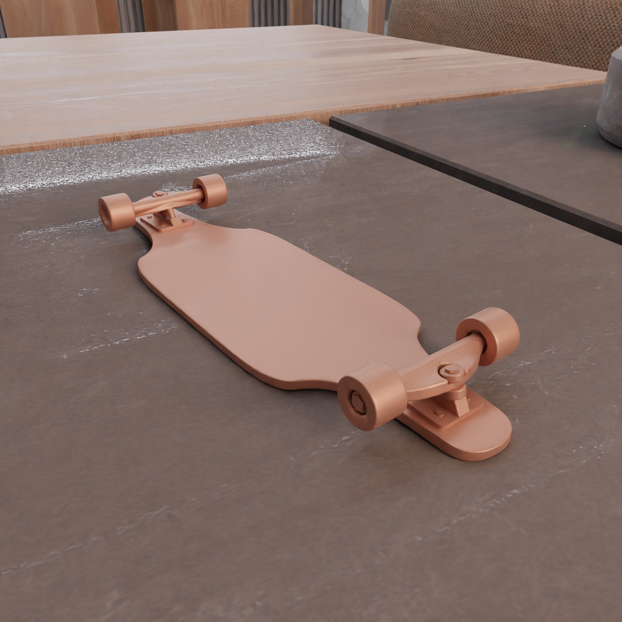 Skateboard Toy - 225 3D print model_10