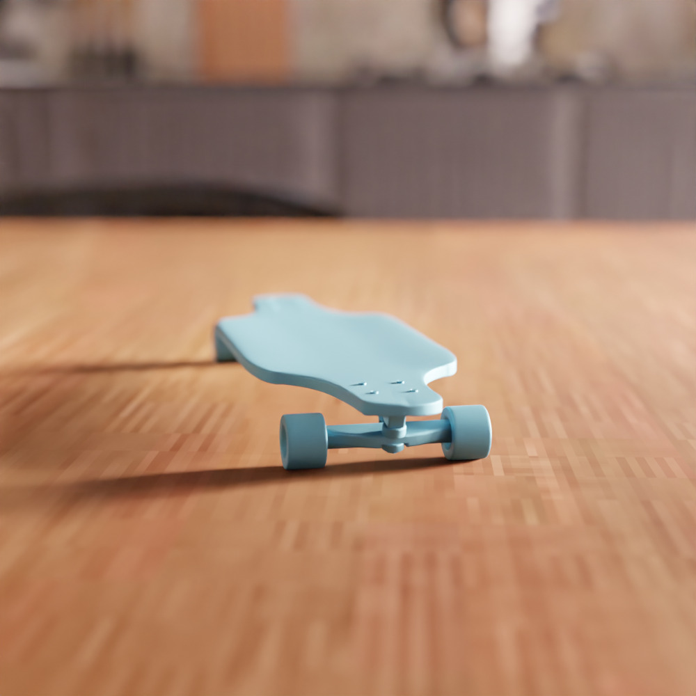Skateboard Toy - 225 3D print model_1