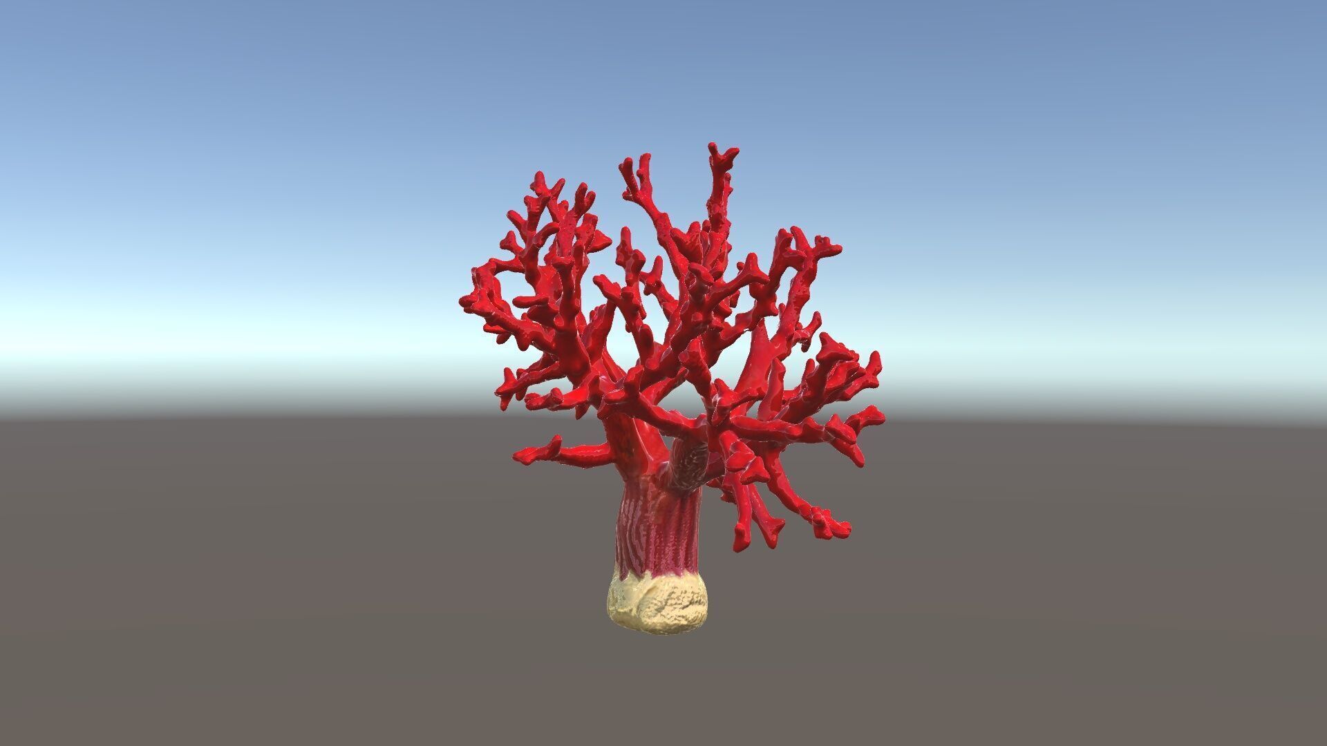 Vibrant Red Coral Reef Model Pack Low-poly 3D model_6
