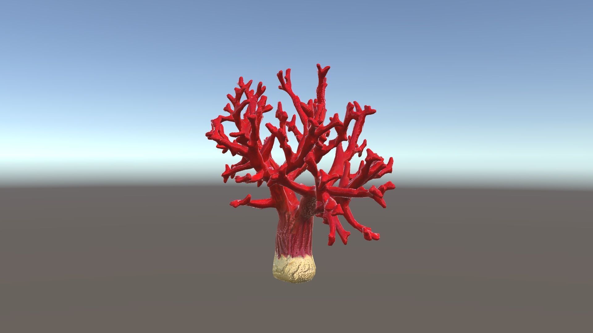 Vibrant Red Coral Reef Model Pack Low-poly 3D model_34