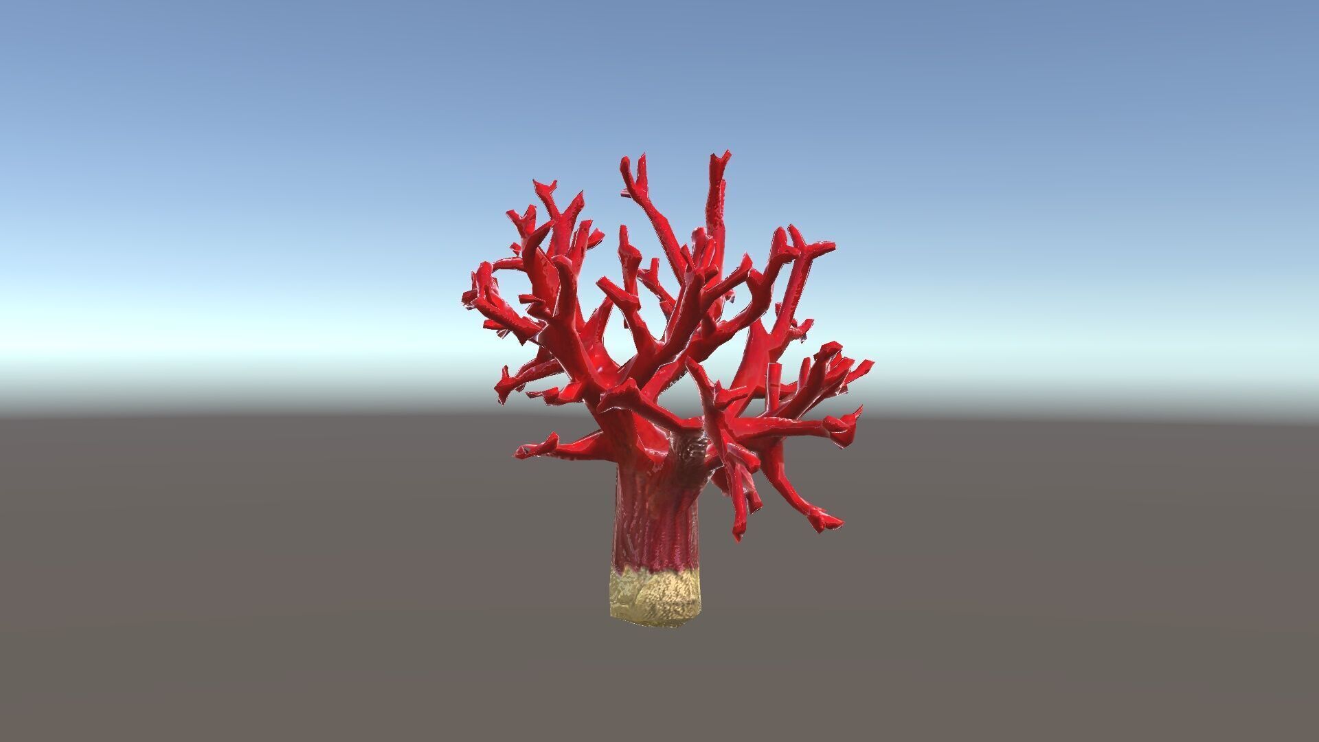 Vibrant Red Coral Reef Model Pack Low-poly 3D model_35