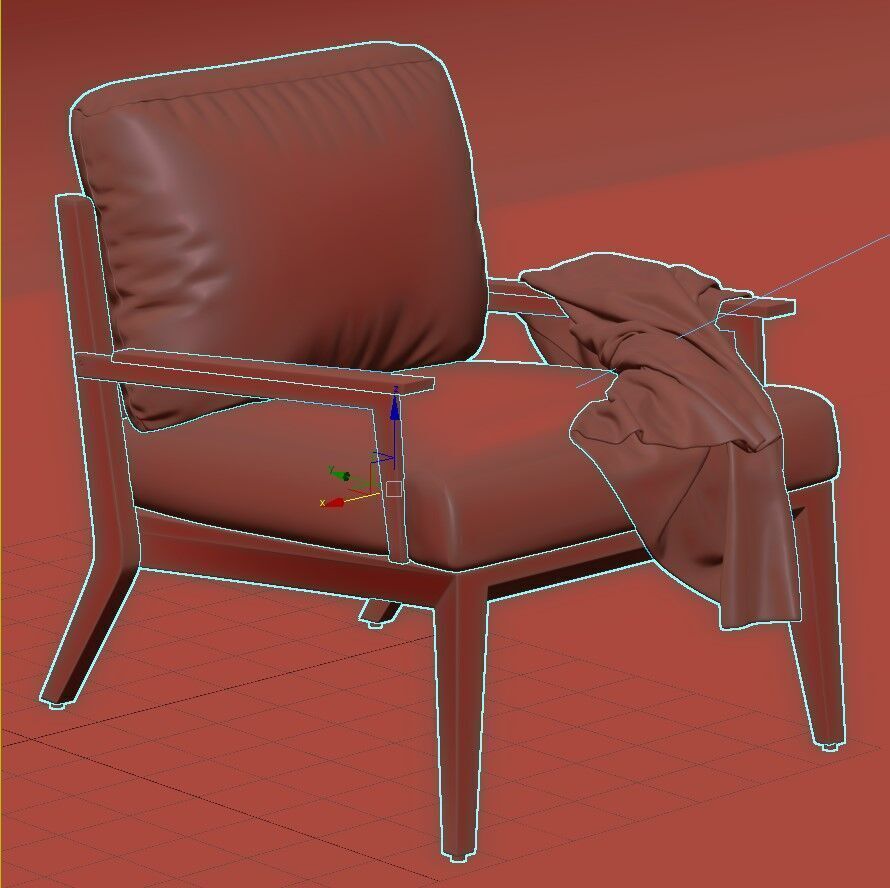 Ege-Armchair 3D model_15