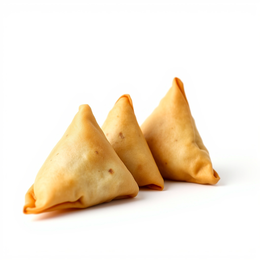 Samosa D Food Model Pack Low-poly 3D model_3