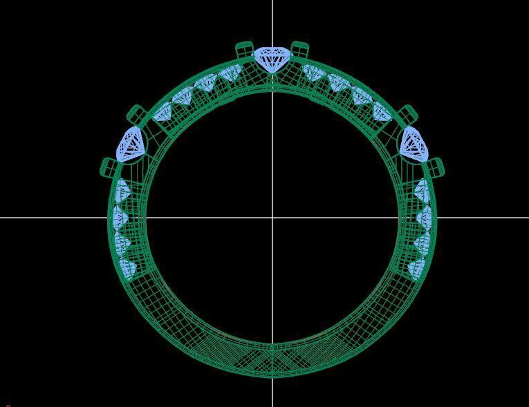 Band Ring 3D print model_7