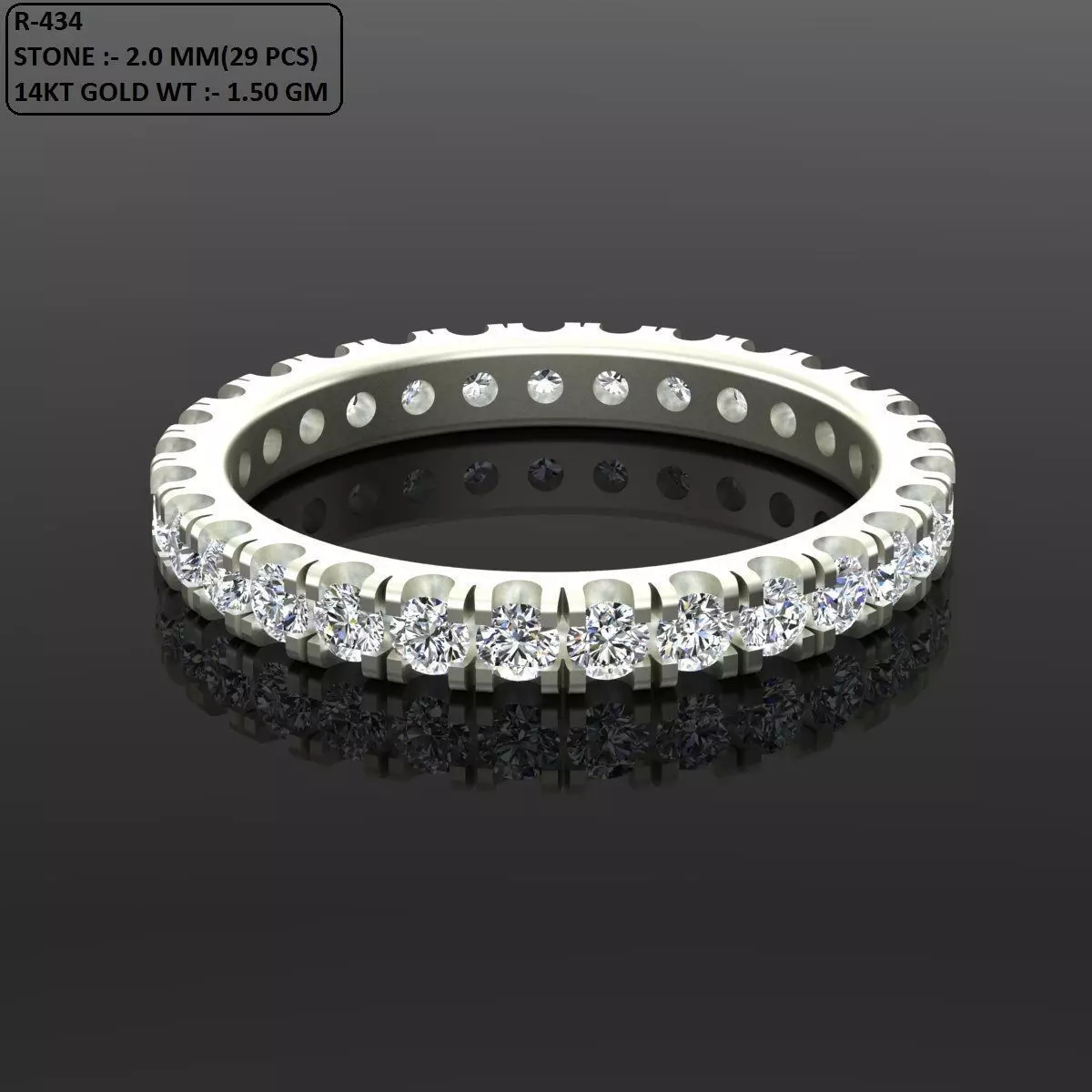 Band Ring 3D print model_0