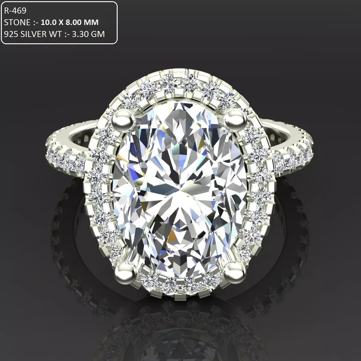 Solitaire Ring 3D print model_0