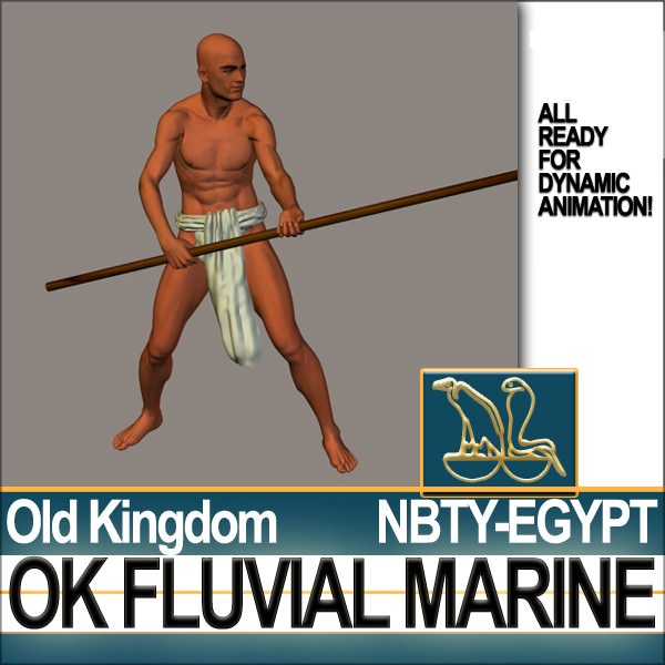 Free Ancient Egypt OK Fluvial Marine Props Poser Daz Free 3D model_12
