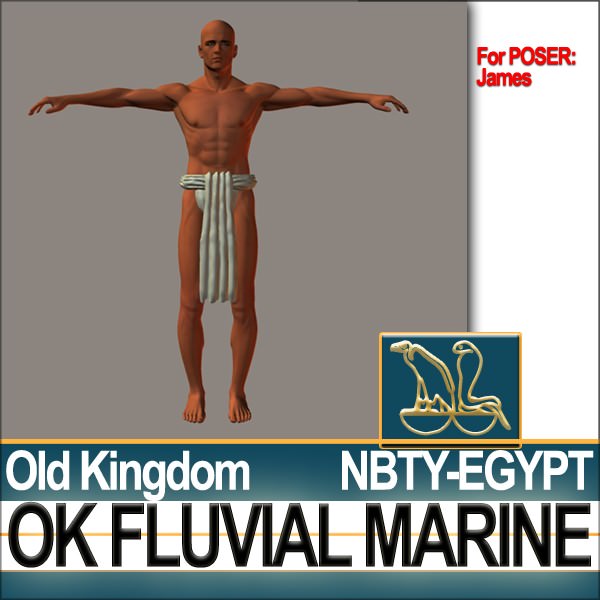 Free Ancient Egypt OK Fluvial Marine Props Poser Daz Free 3D model_9
