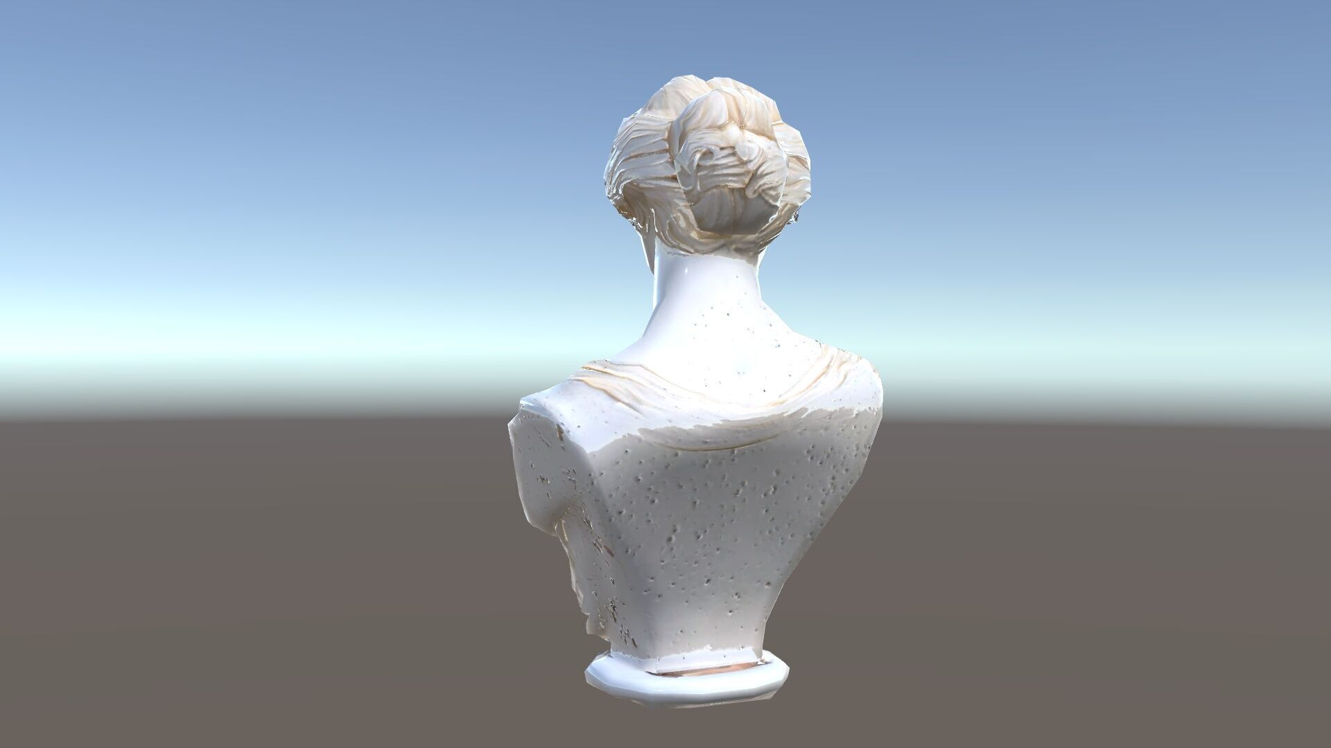 Classical Sculpture Bust Model Pack Low-poly 3D model_35