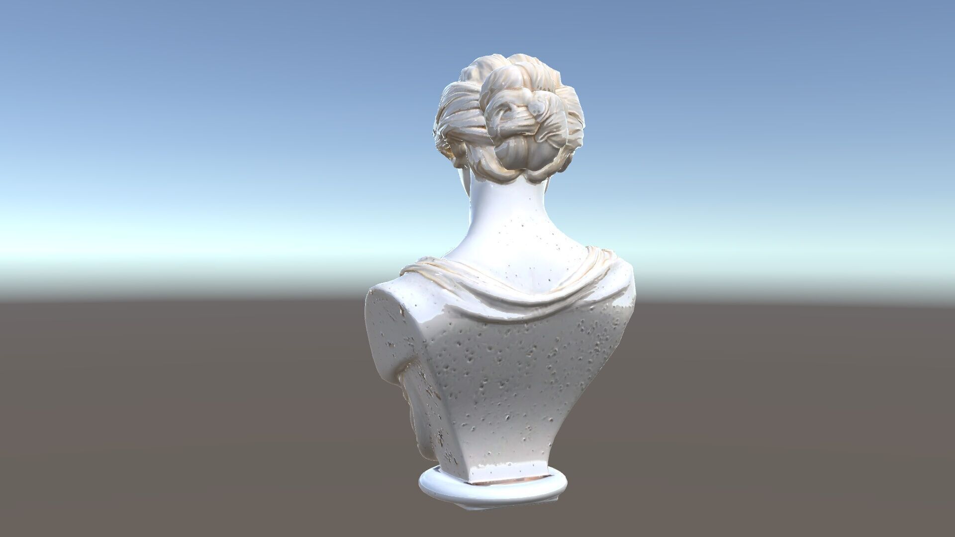 Classical Sculpture Bust Model Pack Low-poly 3D model_34
