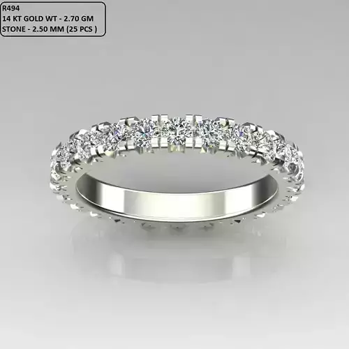 Band Ring 3D print model