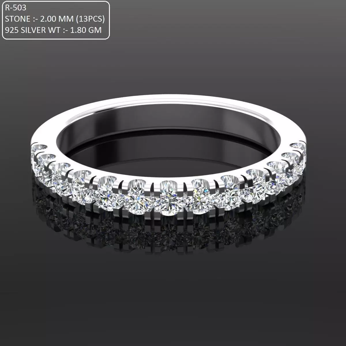 Band Ring 3D print model_0