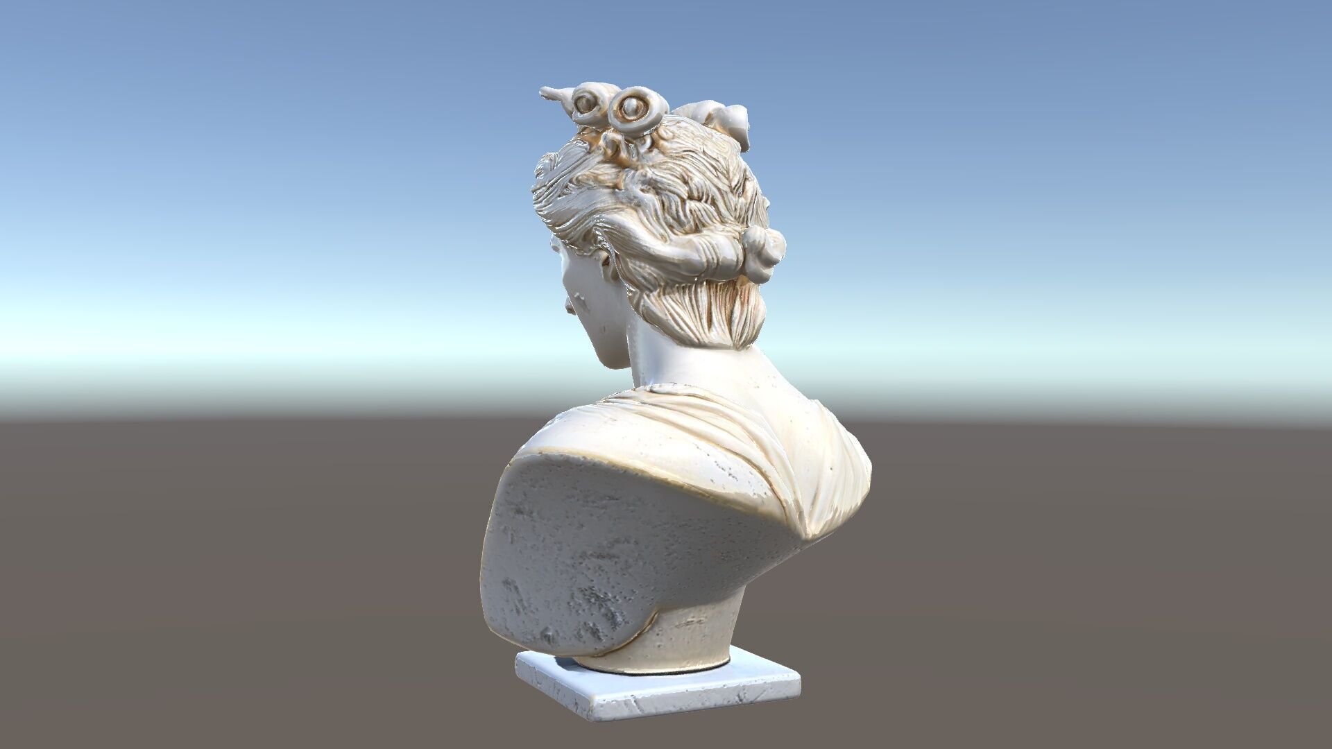 Classical Greek Bust Sculpture D Model Pack Low-poly 3D model_33