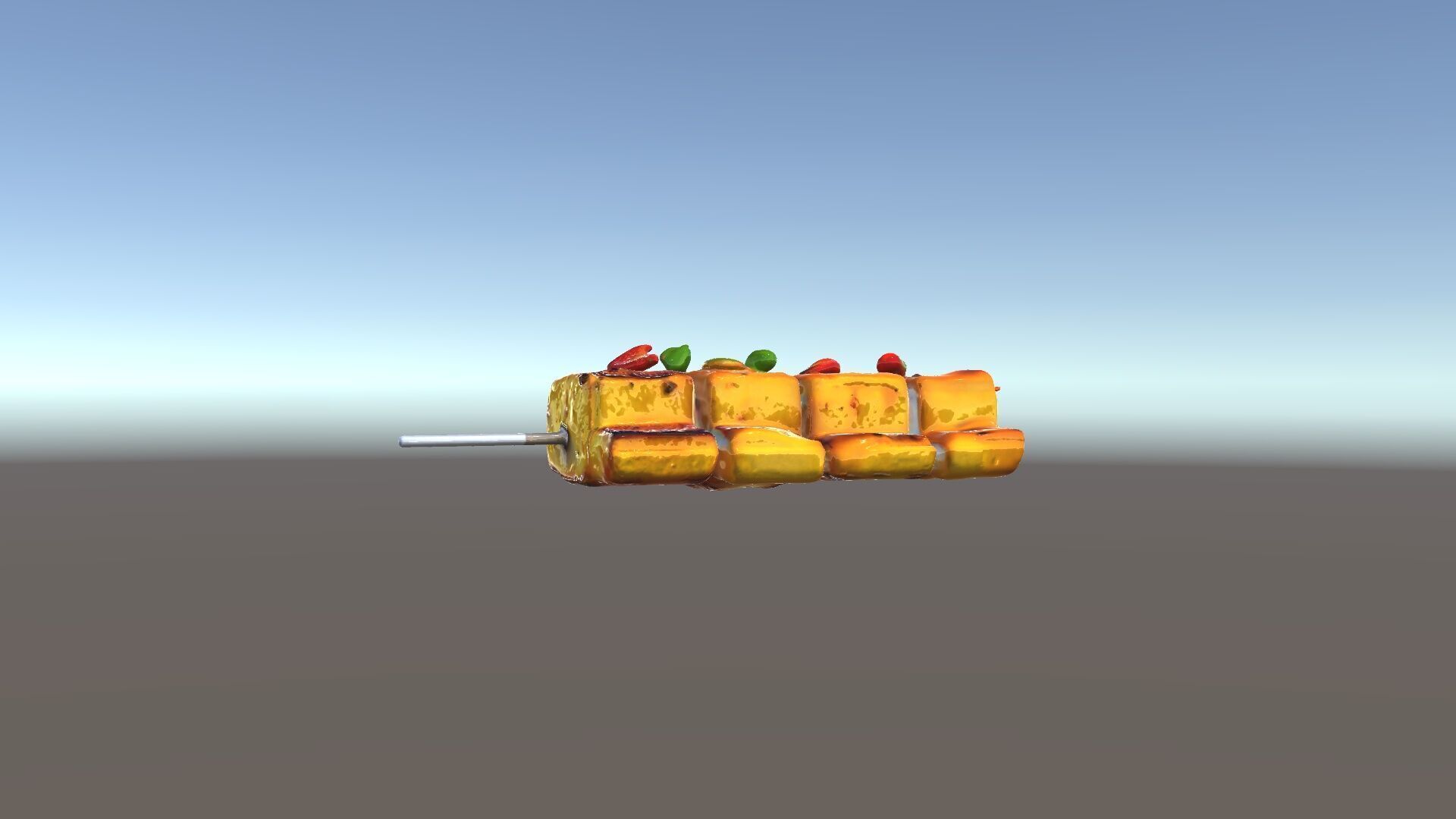 Grilled Skewer Model Pack with PBR Textures Low-poly 3D model_5