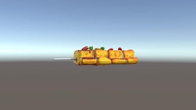 Grilled Skewer Model Pack with PBR Textures Low-poly 3D model 5