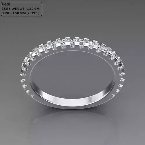 Band Ring 3D print model