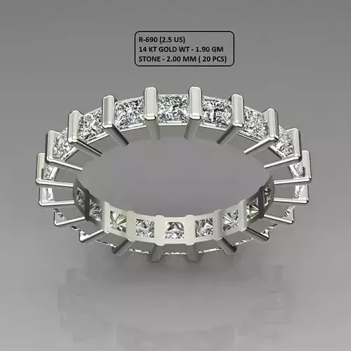 Band Ring 3D print model