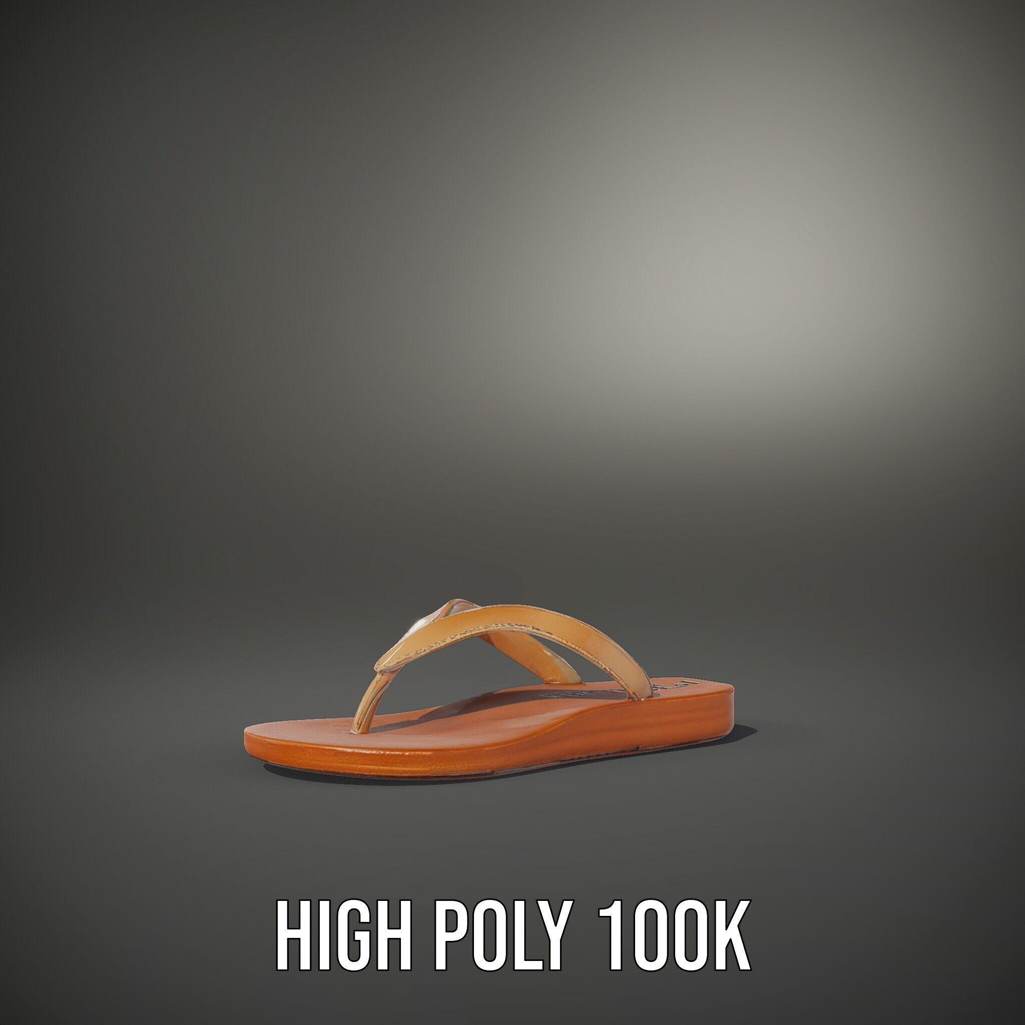 Casual Flip Flop Sandals D Model Pack Low-poly 3D model_14