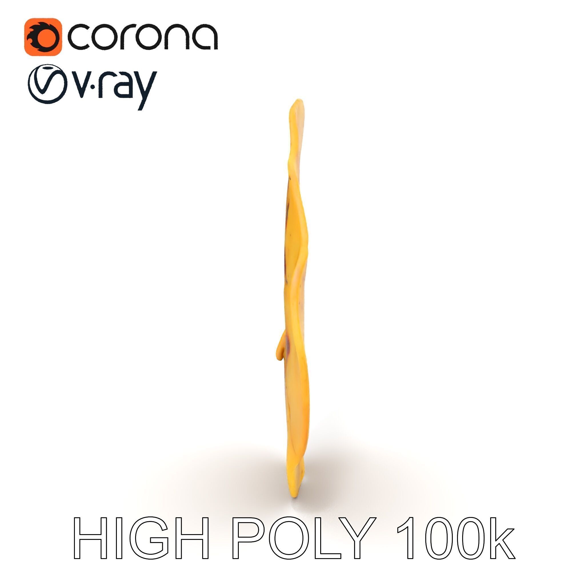 Detailed Flatbread Model Pack for D Applications Low-poly 3D model_18