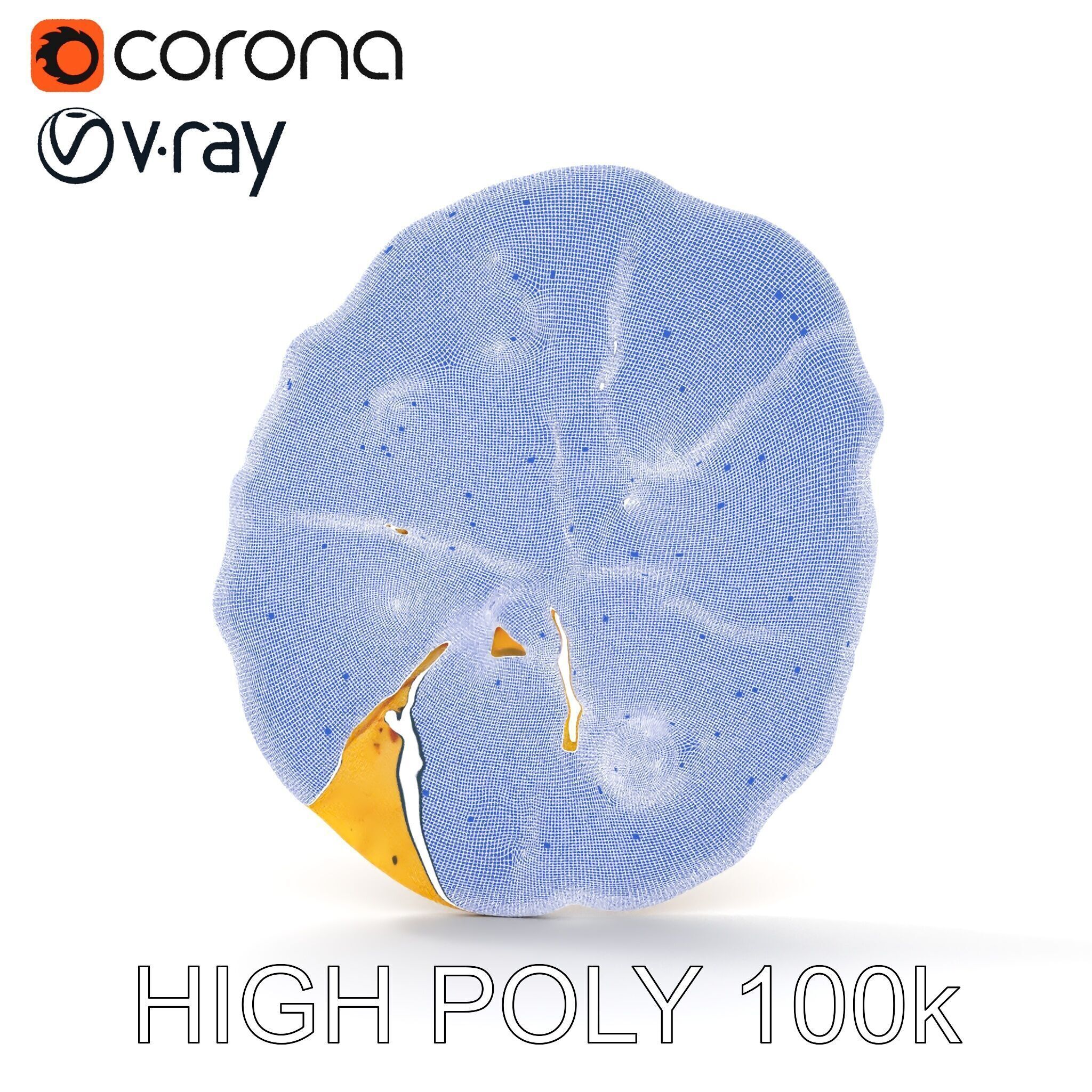 Detailed Flatbread Model Pack for D Applications Low-poly 3D model_32