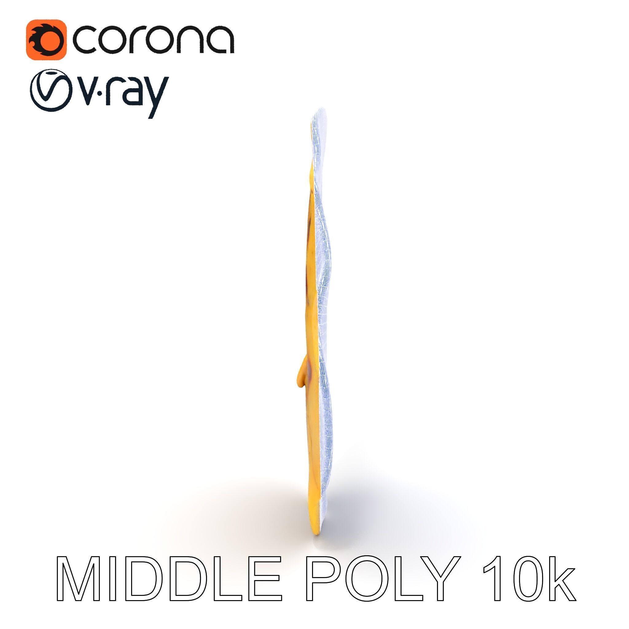 Detailed Flatbread Model Pack for D Applications Low-poly 3D model_30