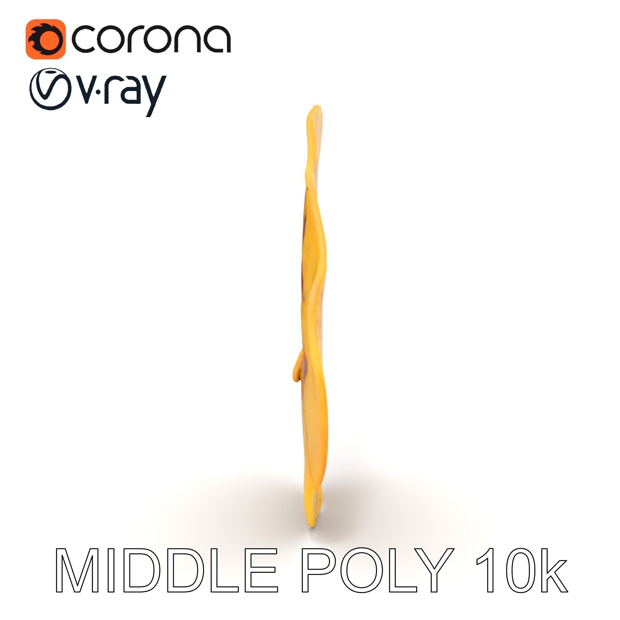 Detailed Flatbread Model Pack for D Applications Low-poly 3D model_10