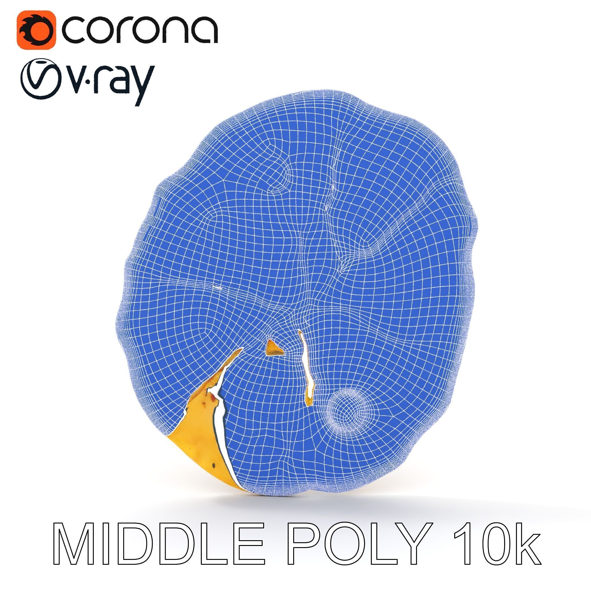Detailed Flatbread Model Pack for D Applications Low-poly 3D model_22