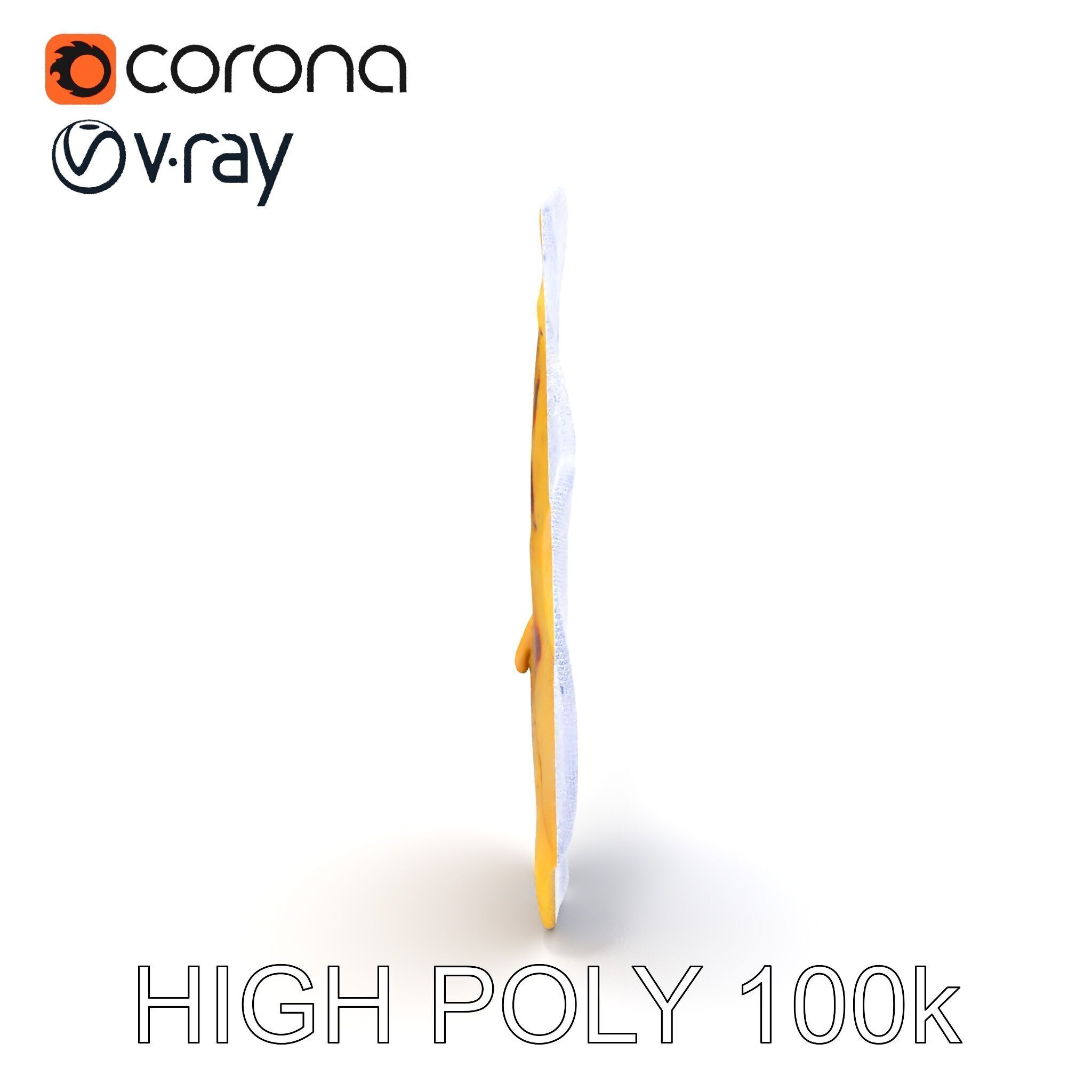 Detailed Flatbread Model Pack for D Applications Low-poly 3D model_35