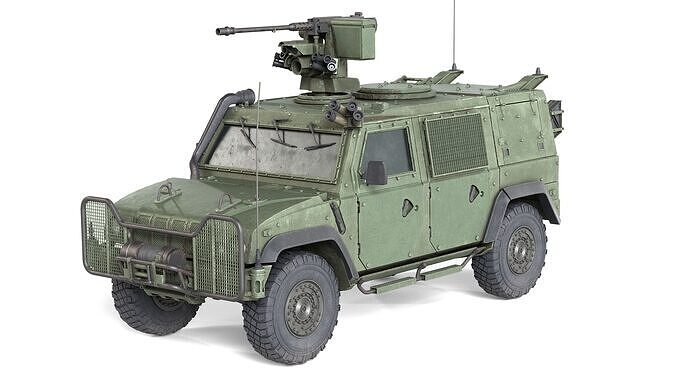 Iveco LMV Low-poly 3D model