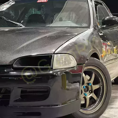 EG Civic Headlight Air Intake 3D print model