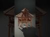 Timeless Wooden Water Towers 3D Model Collection_12
