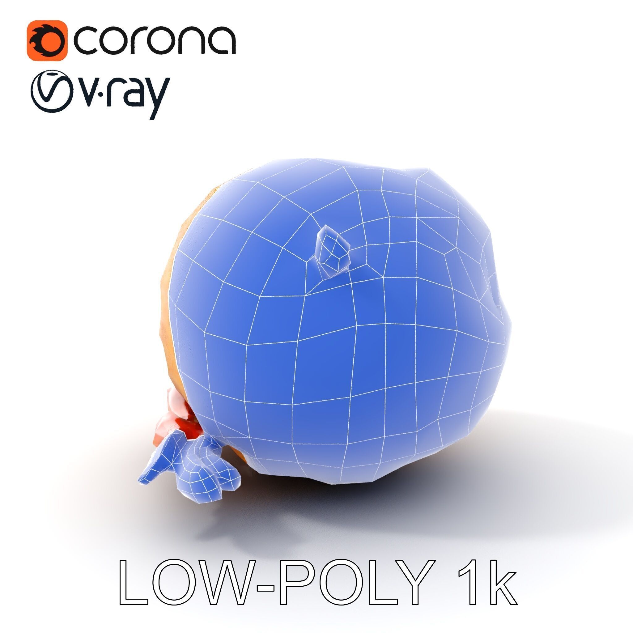 Spiced Bun D Model Pack Low-poly 3D model_23