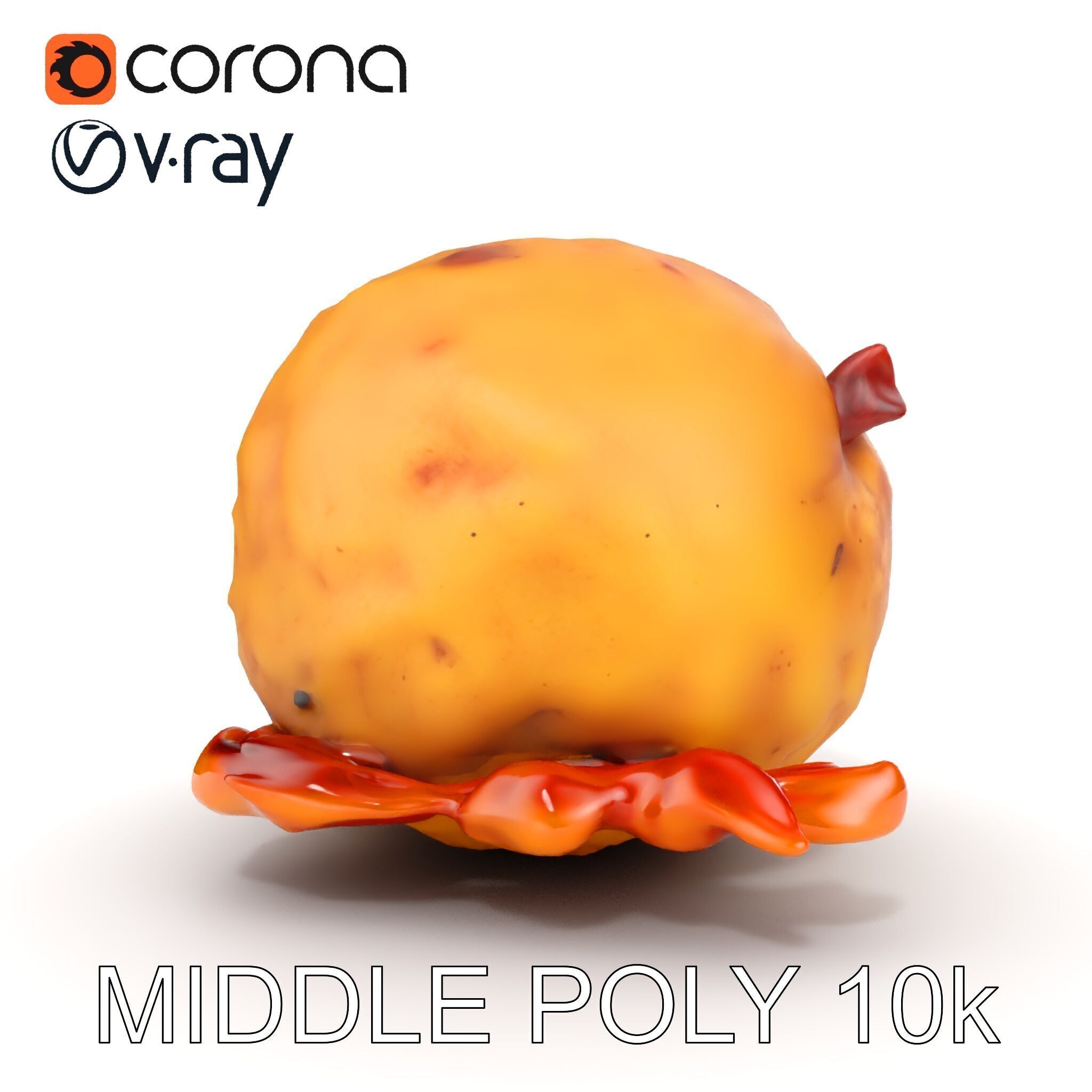 Spiced Bun D Model Pack Low-poly 3D model_9