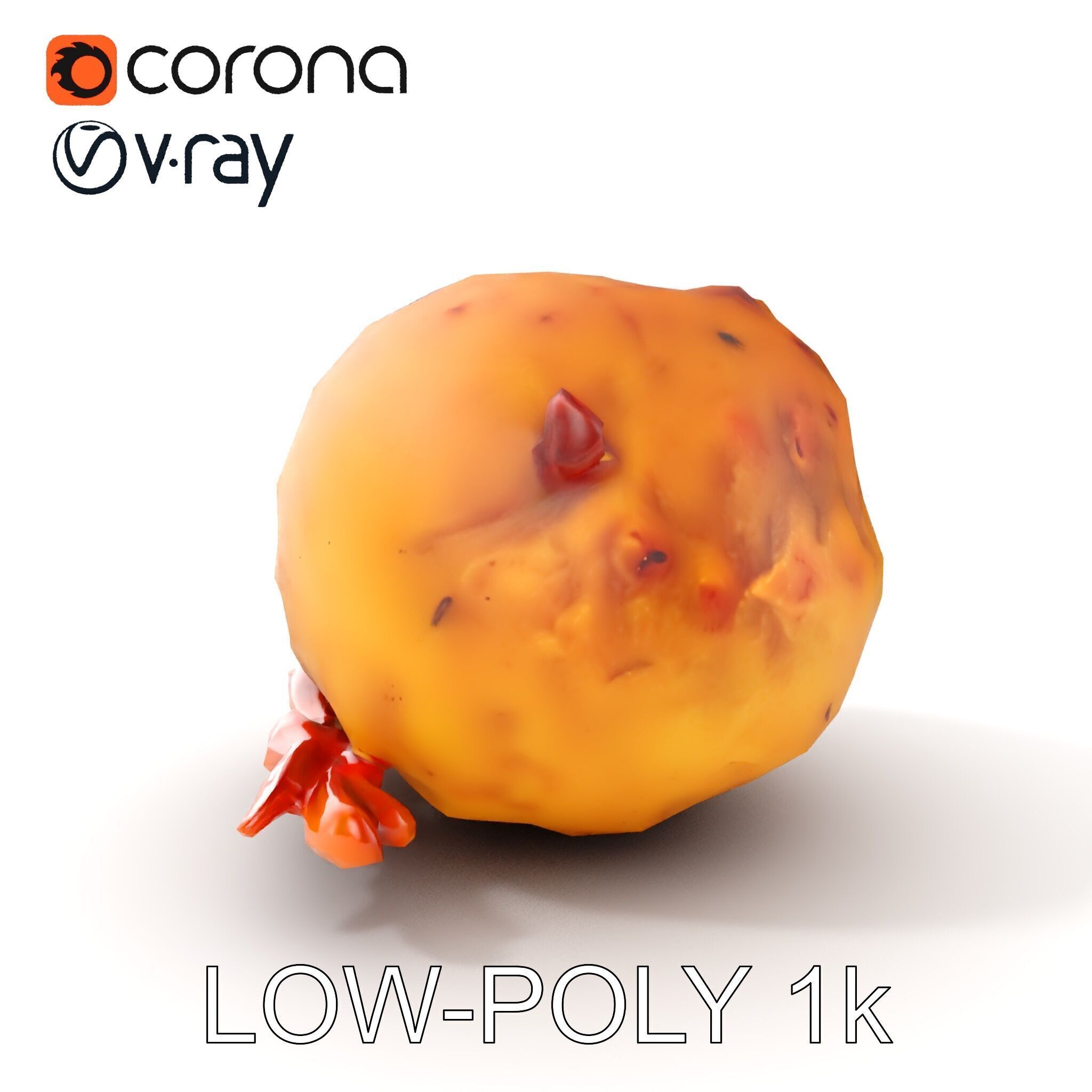 Spiced Bun D Model Pack Low-poly 3D model_17