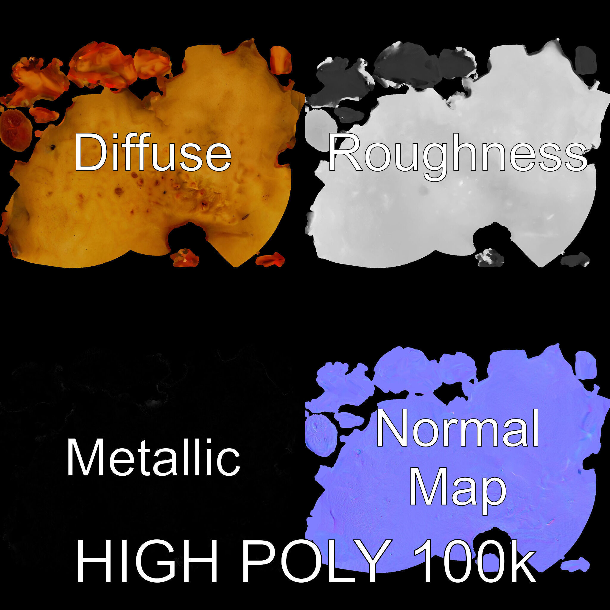 Spiced Bun D Model Pack Low-poly 3D model_3