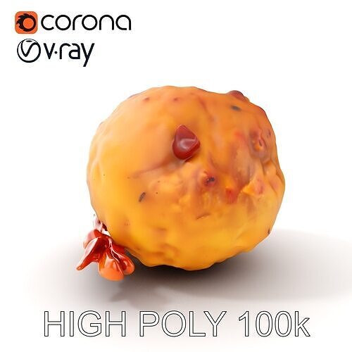 Spiced Bun D Model Pack Low-poly 3D model