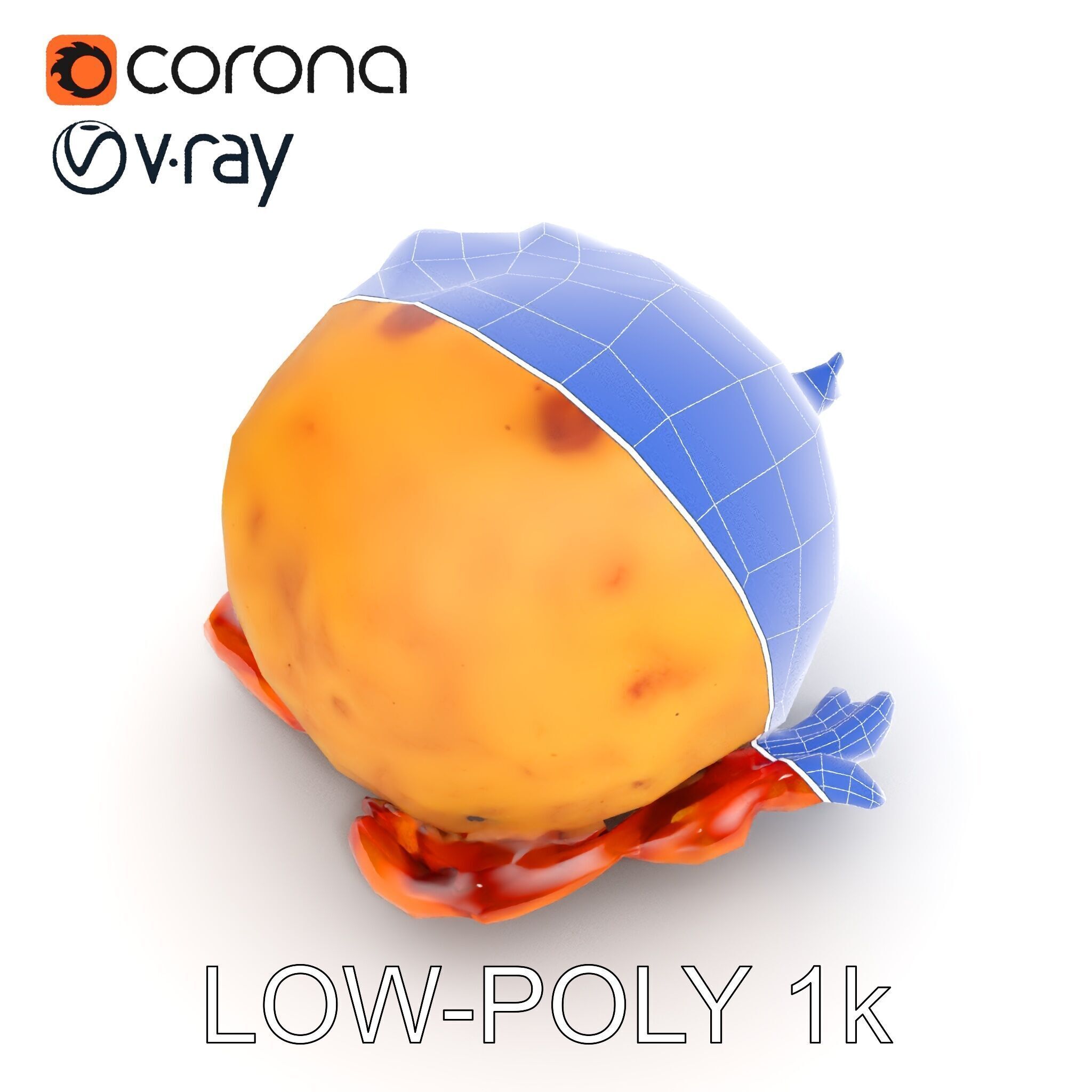 Spiced Bun D Model Pack Low-poly 3D model_26